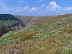 Quarry at head of Nant Carn, Cwmcarn, April 2009